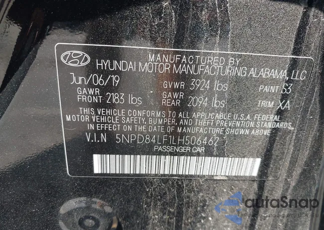 5NPD84LF1LH506462: 42815922