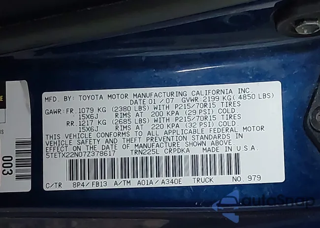 5TETX22N07Z378617: 42815616