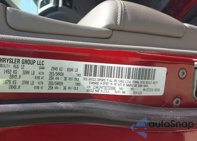 1C4RJFAT3DC529981: 42815759