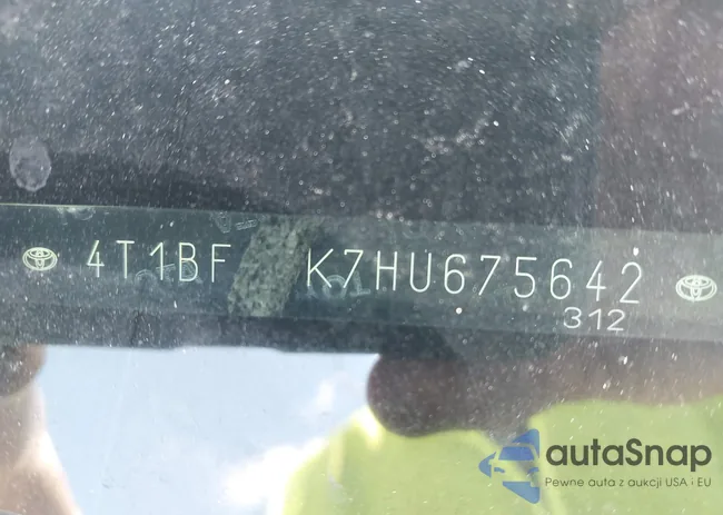 4T1BF1FK7HU675642: 42815827