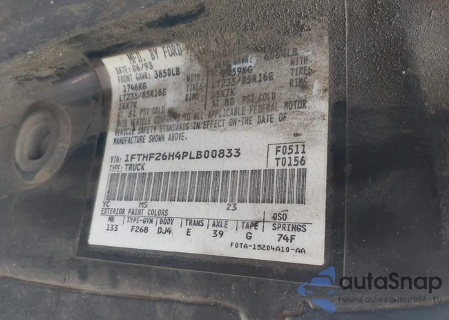 1FTHF26H4PLB00833: 42816914