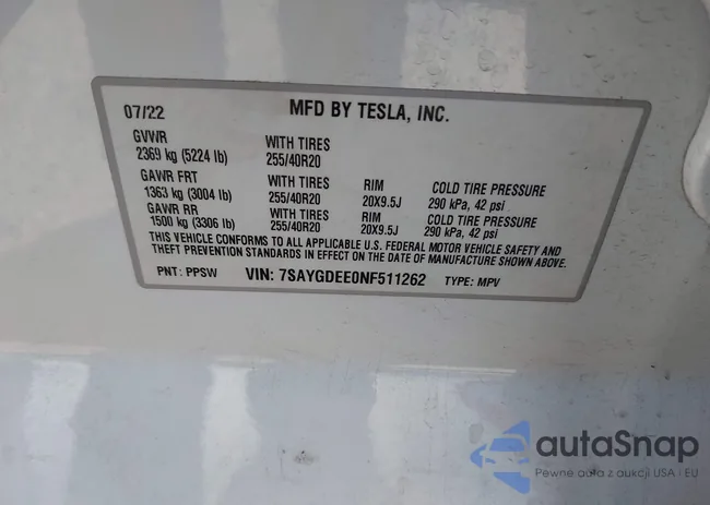 7SAYGDEE0NF511262: 42817155