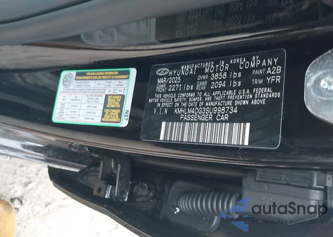 KMHLM4DG3SU998734: 42817498