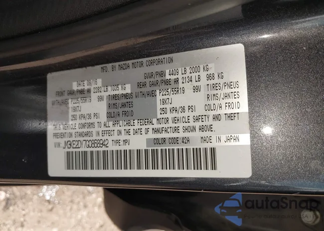 JM3KE2DY7G0868942: 42816707