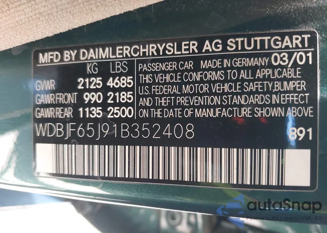 WDBJF65J91B352408: 42817995