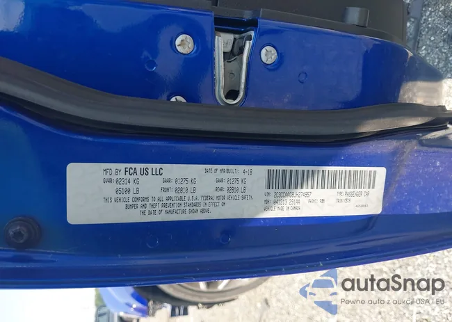 2C3CCAAG8JH274957: 42818306