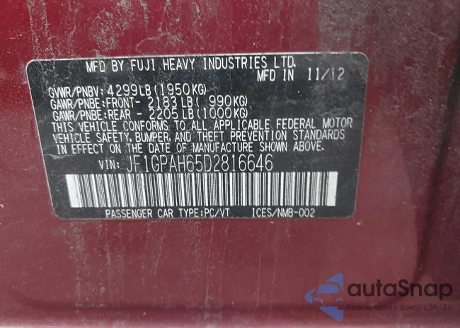 JF1GPAH65D2816646: 42818313