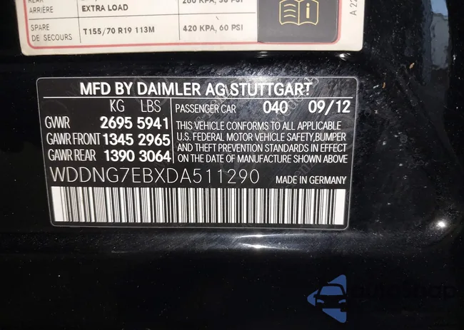 WDDNG7EBXDA511290: 42817615