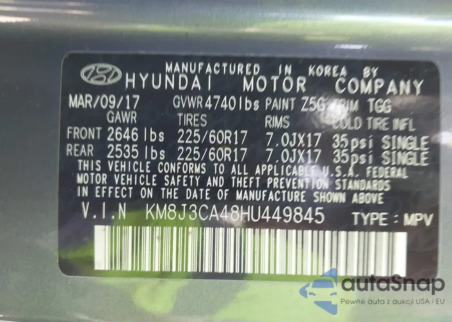 KM8J3CA48HU449845: 42817835