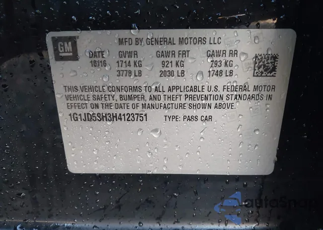 1G1JD5SH3H4123751: 42817899