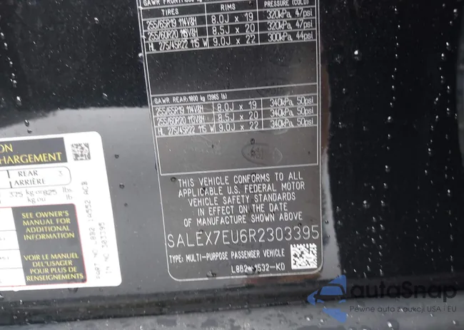 SALEX7EU6R2303395: 42819427