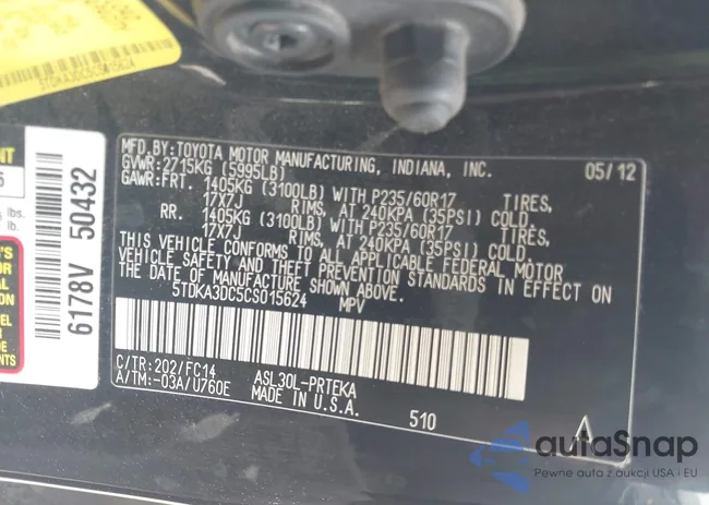 5TDKA3DC5CS015624: 42819818