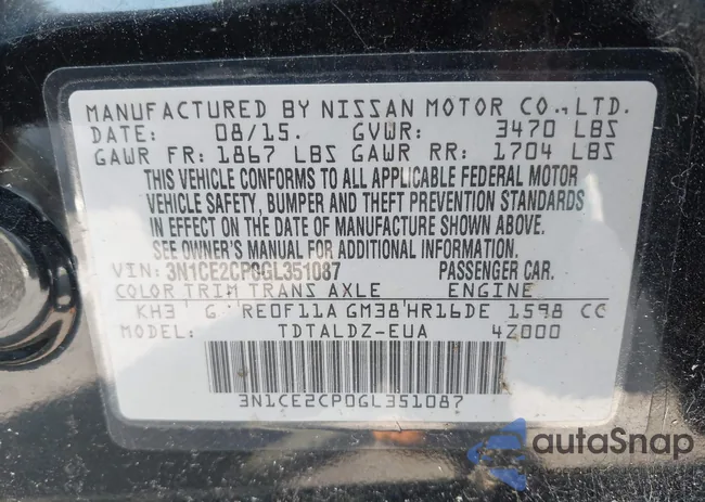 3N1CE2CP0GL351087: 42819836