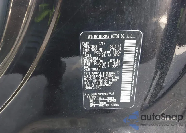 JN8AE2KP8C9047535: 42821909