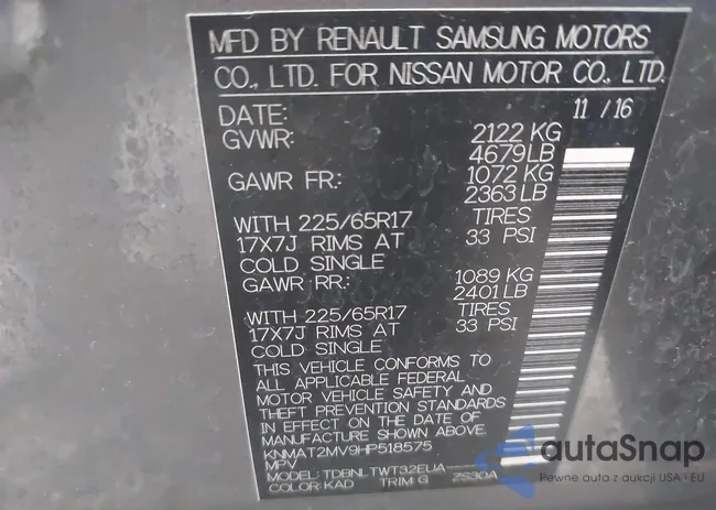 KNMAT2MV9HP518575: 42822313