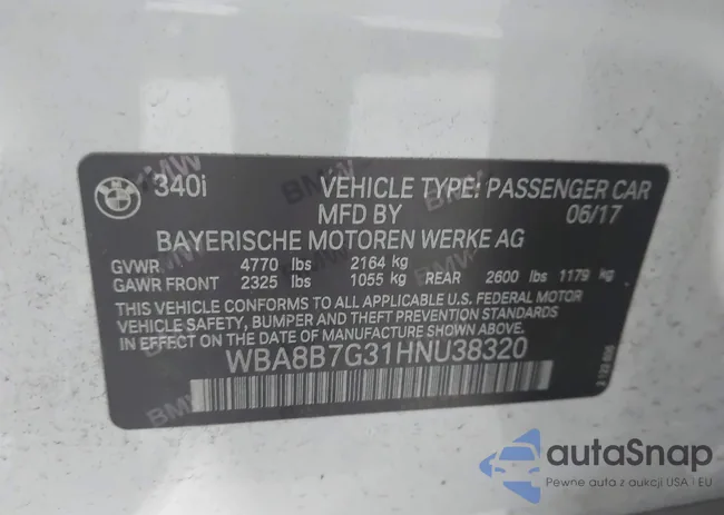 WBA8B7G31HNU38320: 42822444