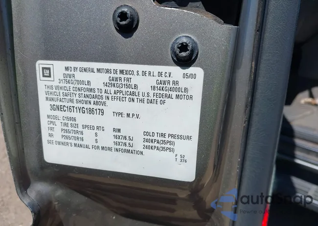 3GNEC16T1YG186179: 42821594