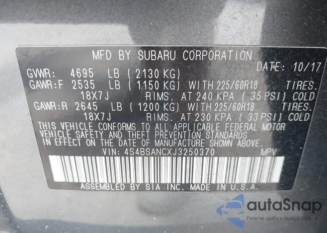 4S4BSANCXJ3250370: 42821774