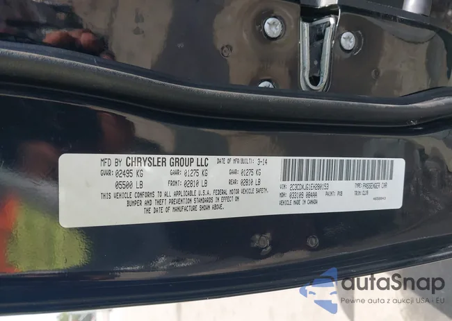 2C3CDXJG1EH280153: 42821850