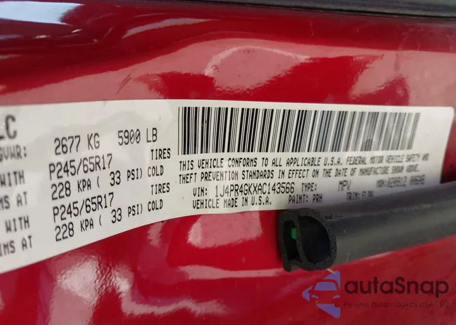 1J4PR4GKXAC143566: 42823030