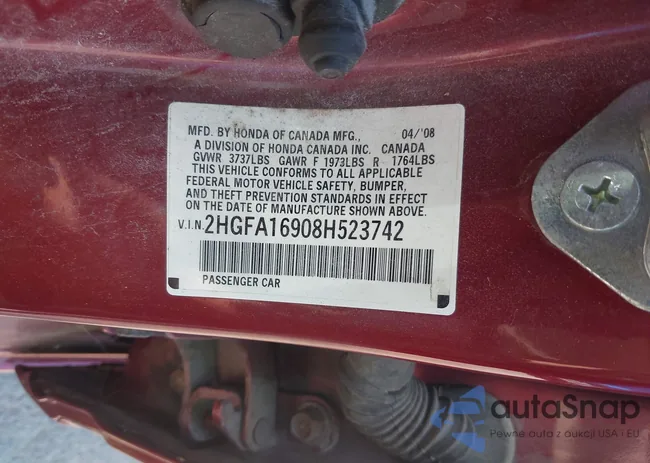 2HGFA16908H523742: 42823180