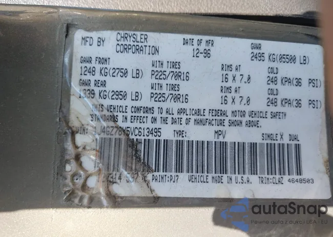 1J4GZ78Y5VC613495: 42823223