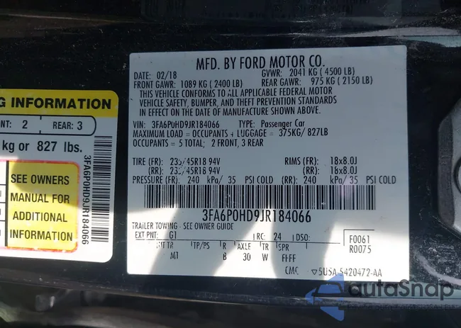 3FA6P0HD9JR184066: 42823325