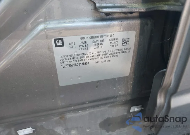 1G6DE5E55C0130254: 42823331