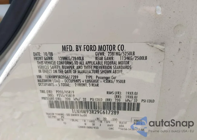 1LNHM93R29G617289: 42823333