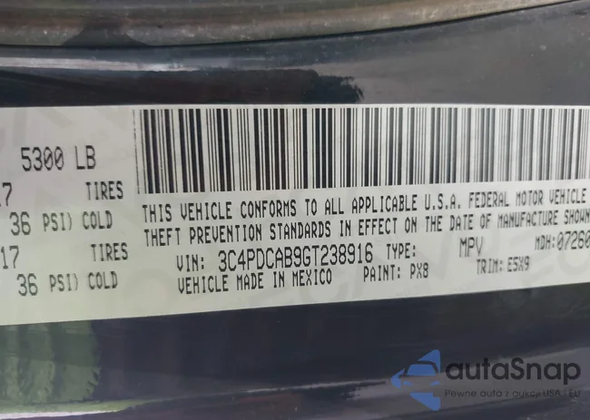 3C4PDCAB9GT238916: 42823396