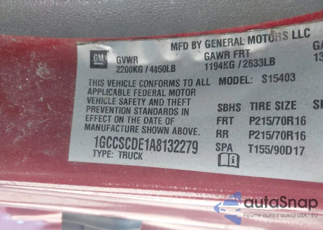 1GCCSCDE1A8132279: 42822826