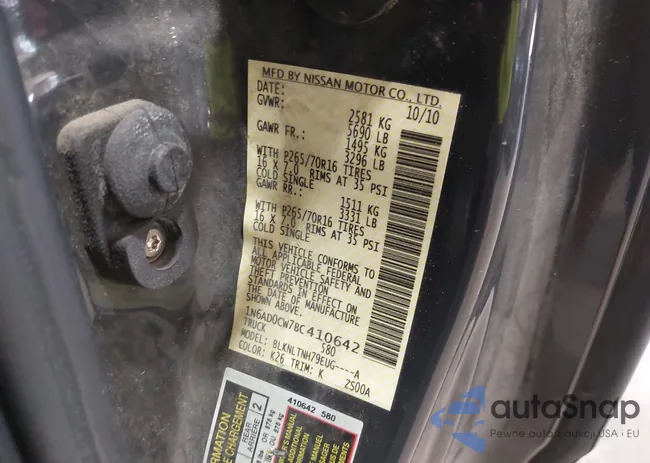 1N6AD0CW7BC410642: 42822834