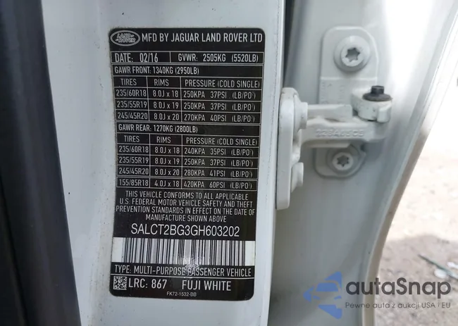 SALCT2BG3GH603202: 42823876