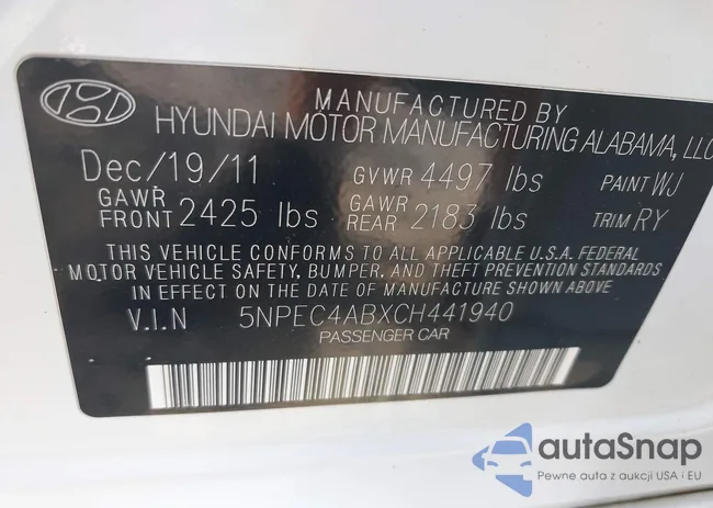 5NPEC4ABXCH441940: 42824212