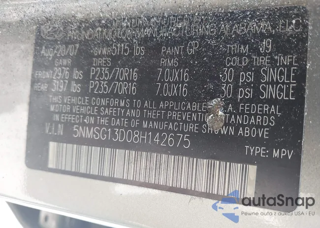 5NMSG13D08H142675: 42824255