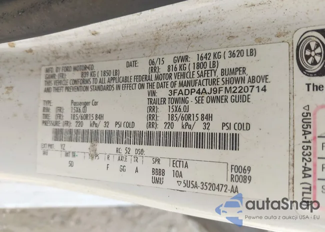 3FADP4AJ9FM220714: 42824326