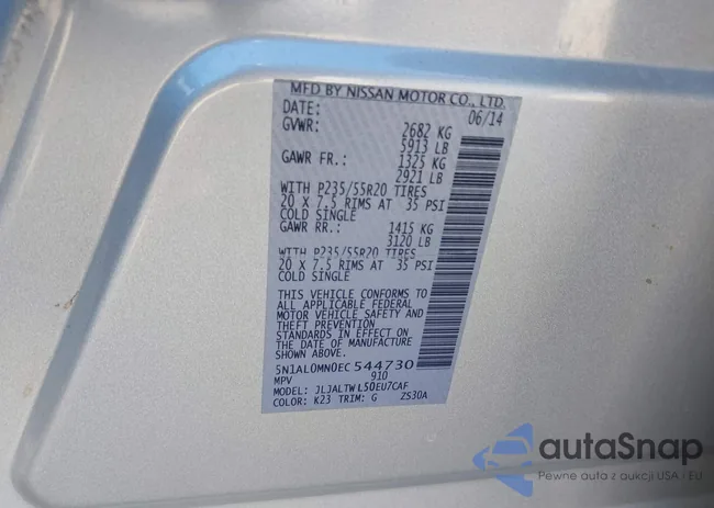 5N1AL0MN0EC544730: 42823587