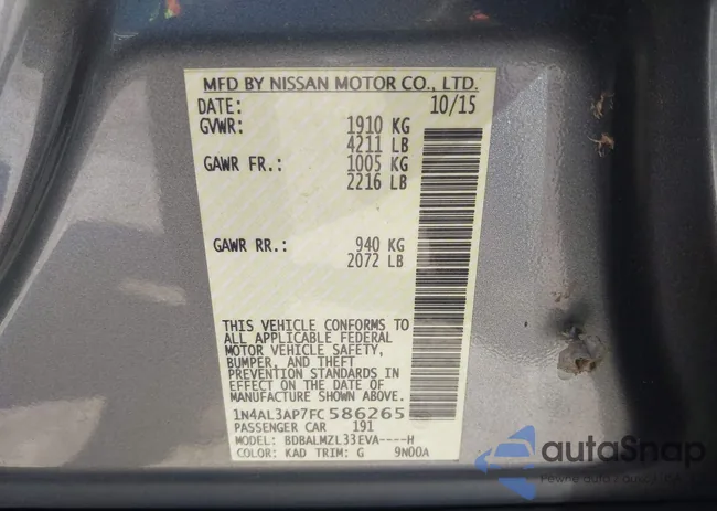 1N4AL3AP7FC586265: 42825113