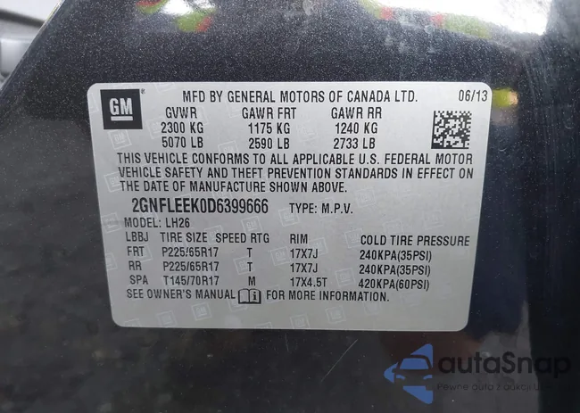 2GNFLEEK0D6399666: 42824780