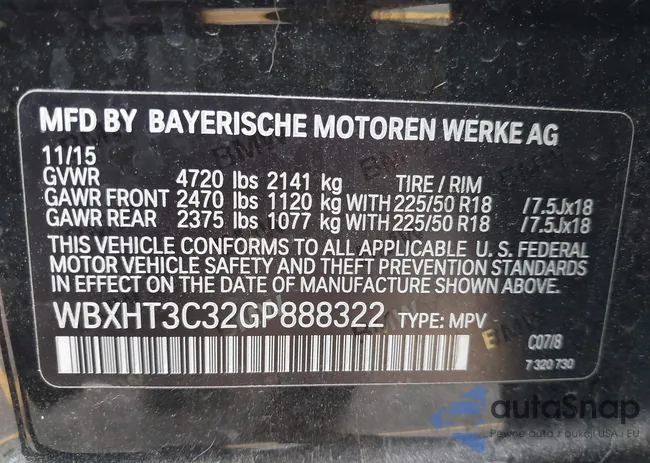 WBXHT3C32GP888322: 42825908