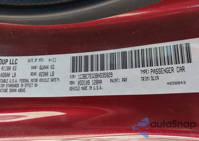 1C3BC7EG3BN535929: 42826194