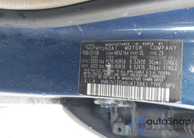 KM8JN12D46U413841: 42826234