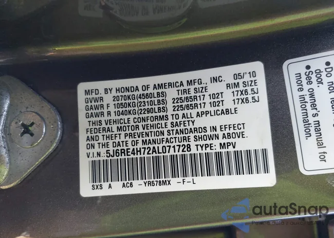 5J6RE4H72AL071728: 42826438