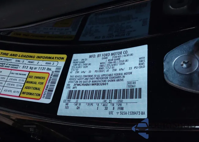 3FMCR9B61MRB32601: 42826940