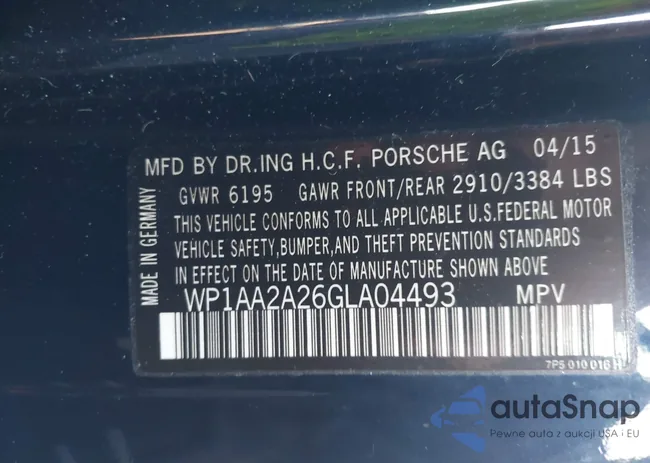 WP1AA2A26GLA04493: 42826947