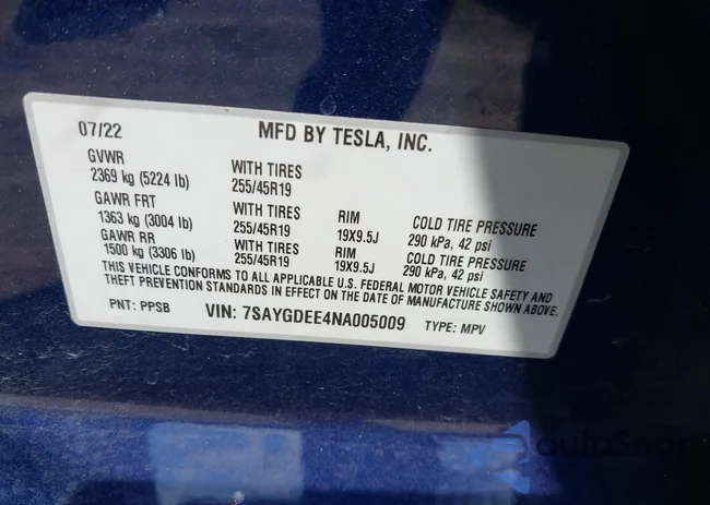 7SAYGDEE4NA005009: 42826990