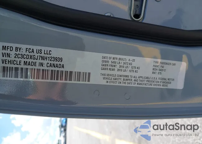 2C3CDXGJ7NH123939: 42827318