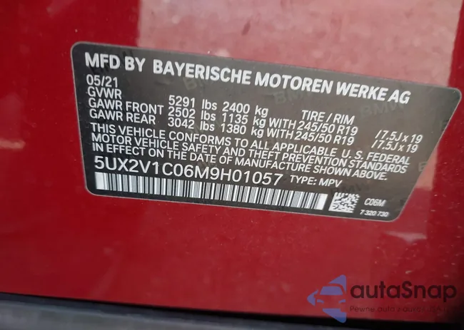 5UX2V1C06M9H01057: 42826505