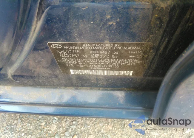 5NPE24AF9GH289130: 42826824