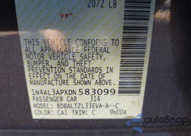 1N4AL3APXDN583099: 42828140